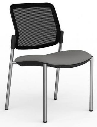 Eura Chrome Mesh Chair