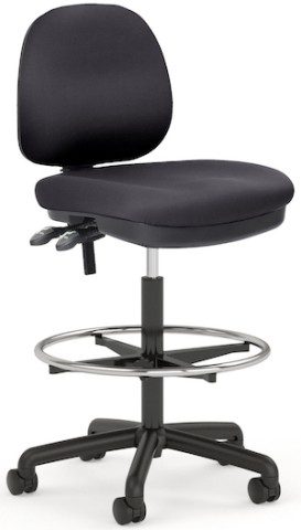 Evo Midback High Office Chair offering ergonomic support, adjustable features, and over 25 colour options.