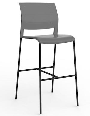 G Black Frame Barstool