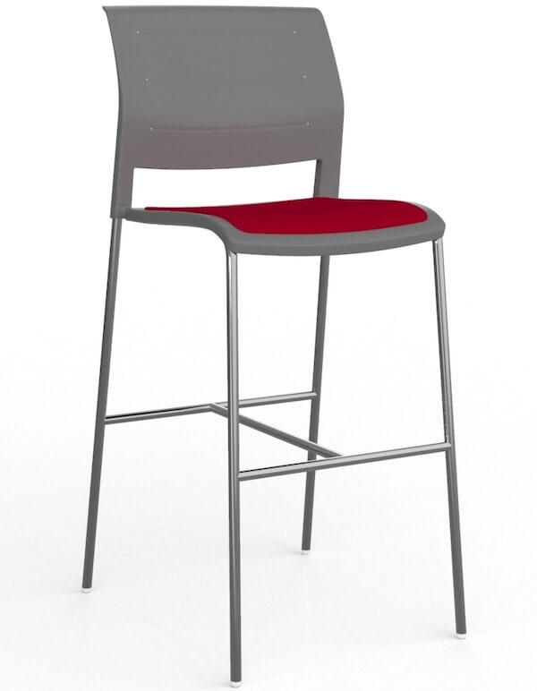 G Upholstered Seat Barstool