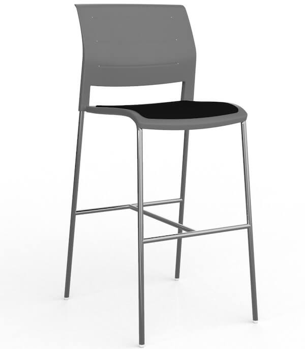 G Upholstered Seat Barstool