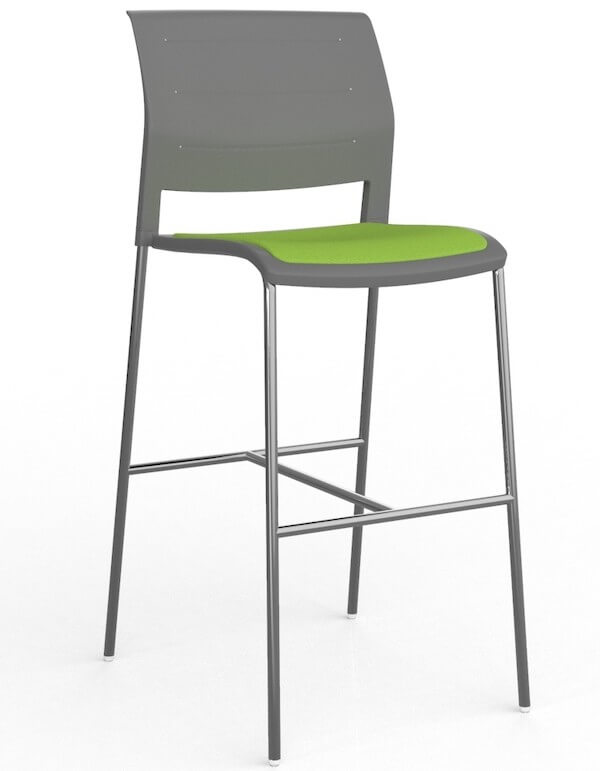 G Upholstered Seat Barstool