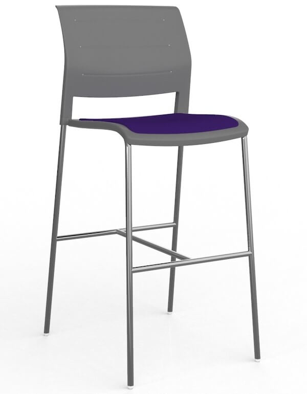 G Upholstered Seat Barstool