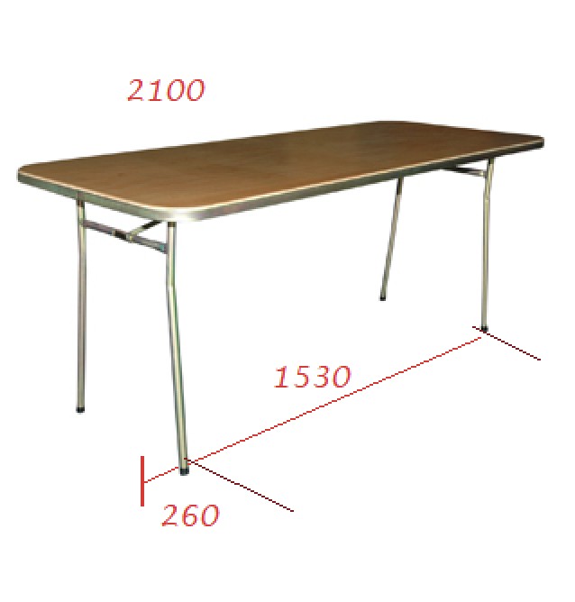HD Folding Table 2100 x 750