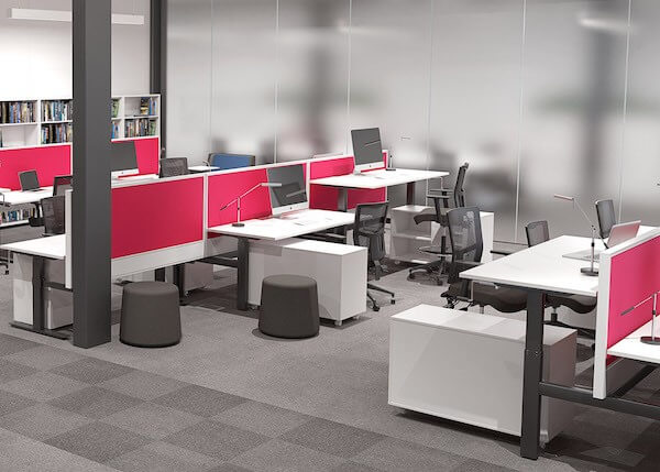 Agile Winder Shared Desk 1500