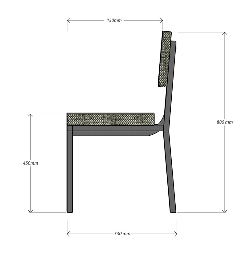 James 4 Seater Church Pew