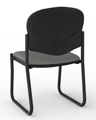 Jaz Black Skid Chair