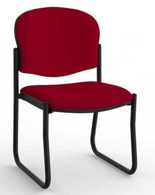 Jaz Black Skid Chair