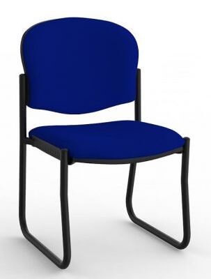Jaz Black Skid Chair