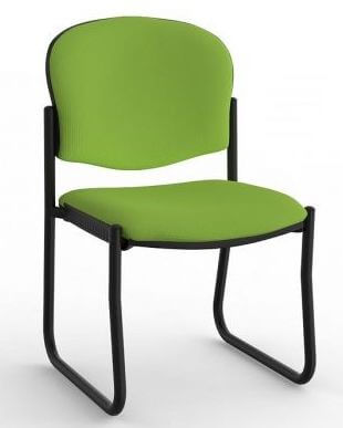 Jaz Black Skid Chair