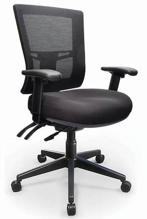 MET Black Mesh Office Chair