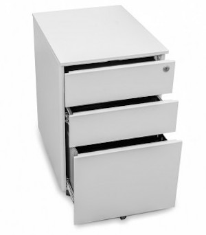 Slimline Metal Pedestal 3 Drawer