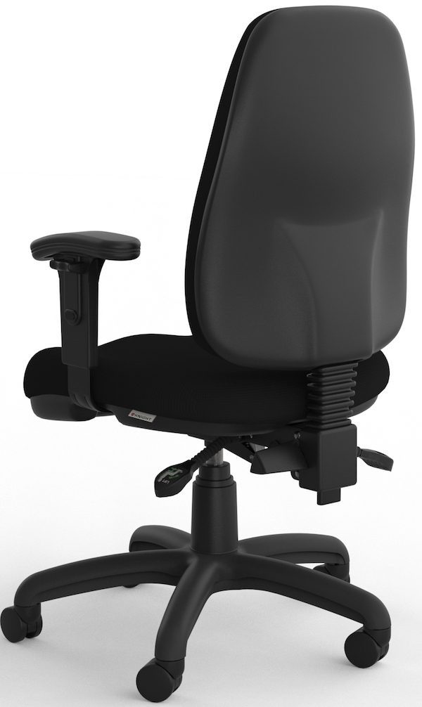 Moz Plus Luxe Black Office Chair