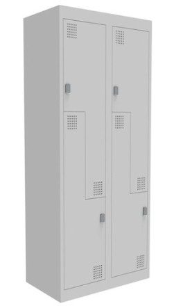 NZ 2 Step Bank of 2 Locker 375mm