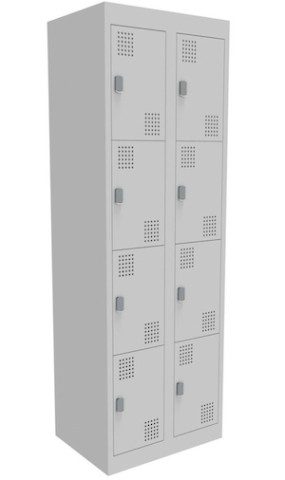 NZ 4 Door Bank of 2 Locker 300mm