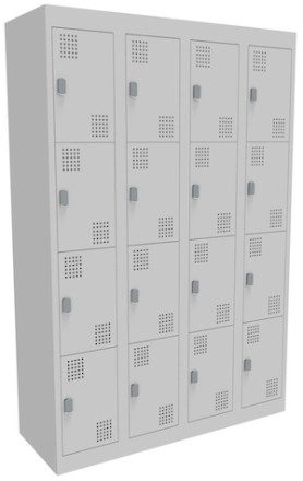 NZ 4 Door Bank of 4 Locker 300mm