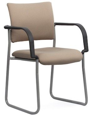 Q Silver Chair Skid + Arms