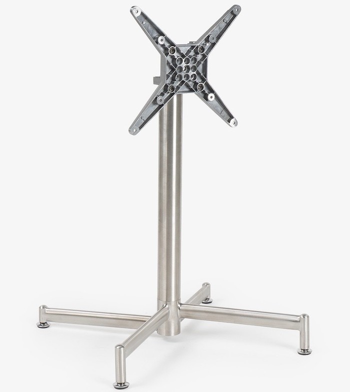 Lucca Folding Table Base Stainless Steel