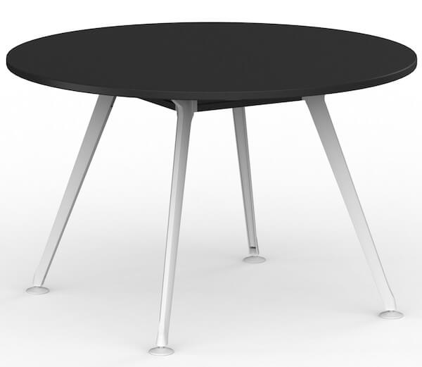 Team Table Round 1200 White