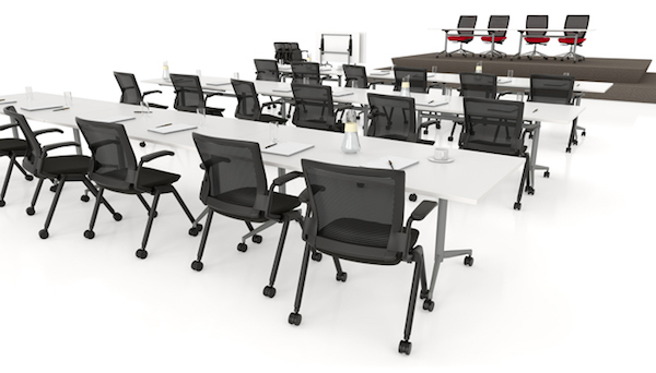 TF Flip Table Black 1600x800