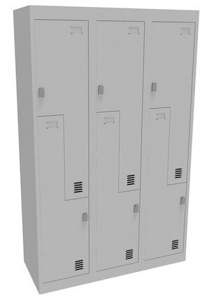 Alpha 2 Step Bank of 3 Locker 375