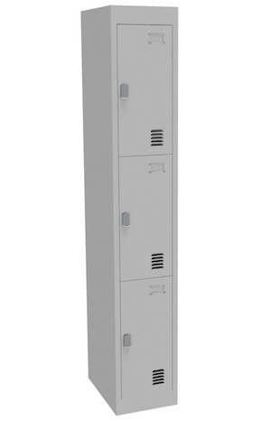 Alpha 3 Door Bank of 1 Locker