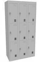 Alpha 3 Door Bank of 3 Locker 375