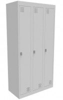 NZ 1 Door Bank of 3 Locker 375mm