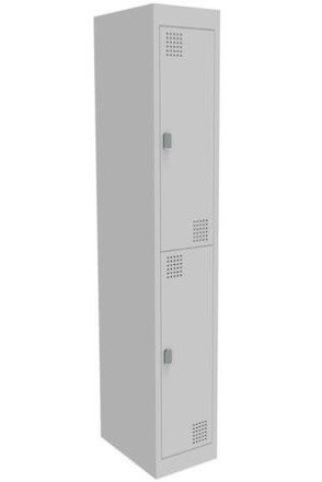 NZ 2 Door Bank of 1 Locker 375mm