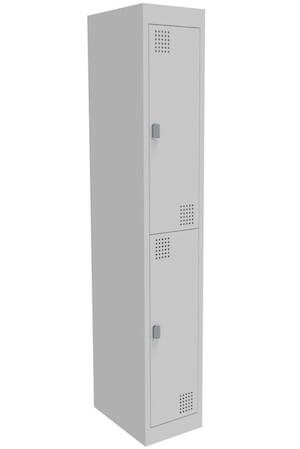 NZ 2 Door Bank of 1 Locker 300mm