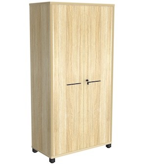 Cubit Office Cupboard 1800mm tall lockable storage cabinet with adjustable shelves for commercial office use