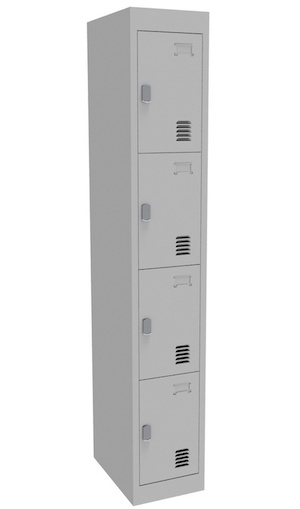 Alpha 4 Door Bank of 1 Locker