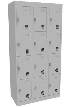 Alpha 4 Door Bank of 3 Locker