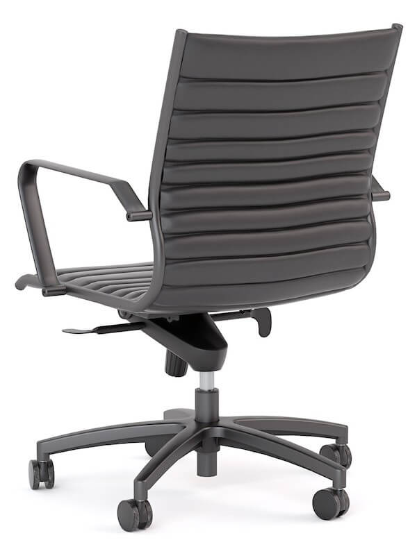 Metro Black Midback Chair