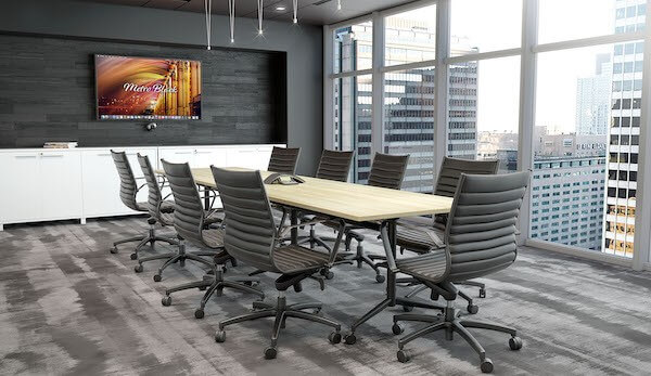 Metro Black Highback Chair