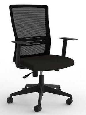 Blade Mesh Chair – fabric office seat with removable arms for NZ firms.