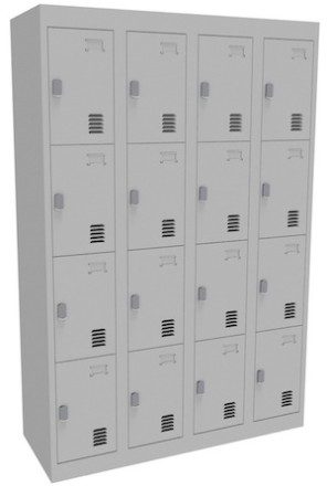 Alpha 4 Door Bank of 4 Locker