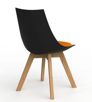 Luna Black Chair