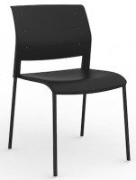 Game Black Stacking Chair