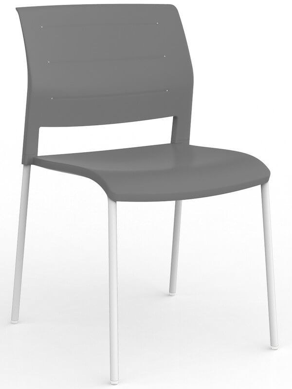 Game White Stacking Chair