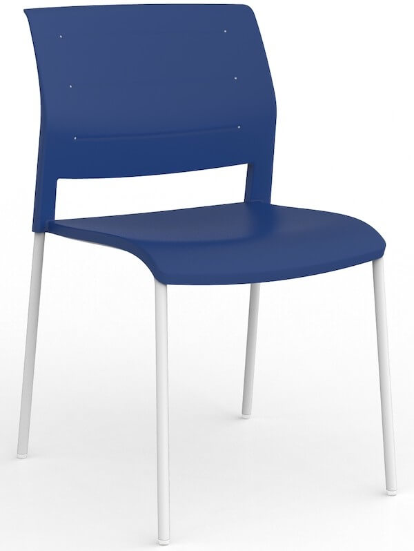 Game White Stacking Chair