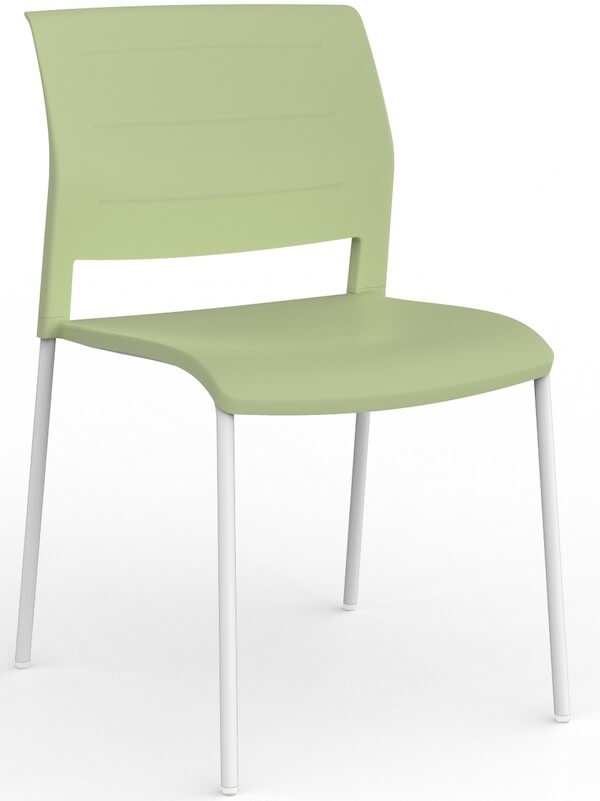 Game White Stacking Chair