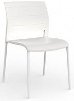 Game White Stacking Chair
