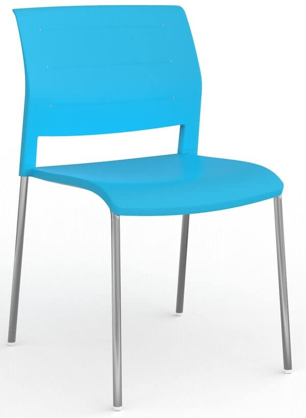 Game Chrome Stacking Chair