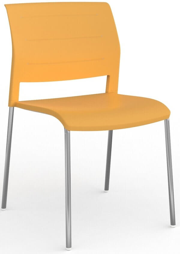 Chrome Stacking Chair Sleek, SpaceSaving Seating Solution