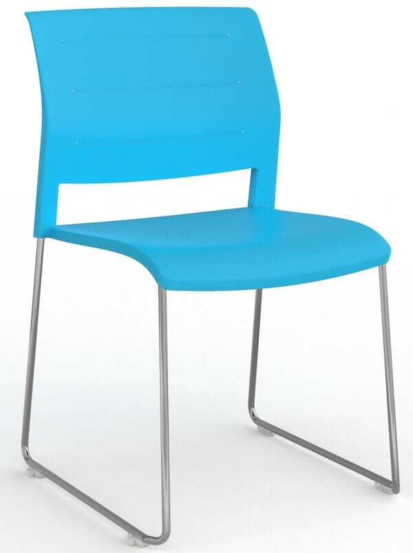 Game Chrome Skid Stacking Chair Wellington Christchurch NZ