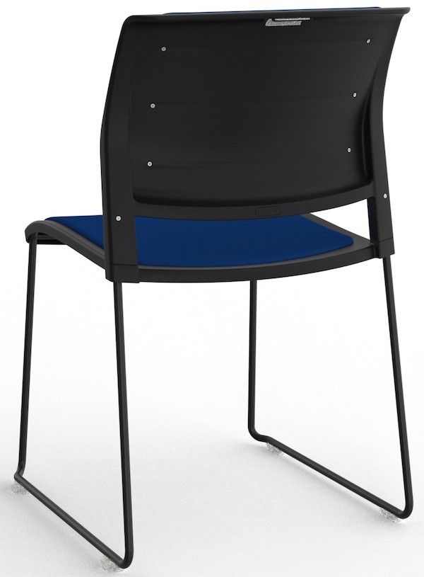 Game Skid Upholstered Seat Back Chair