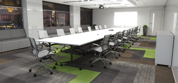 Large boardroom and conference tables seating teams in professional NZ offices