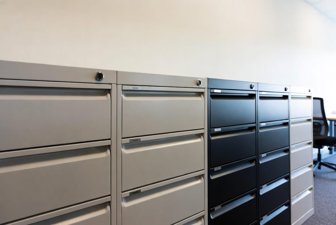 Metal filing cabinets for organised New Zealand offices and workplaces