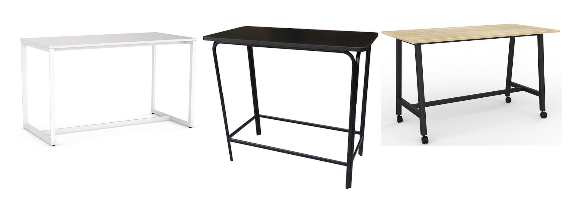 HD, Anvil and CBL commercial bar leaners for NZ cafes, bars, offices and event spaces